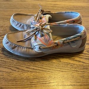 Sperry Topsider Tropical Print Boat Shoes